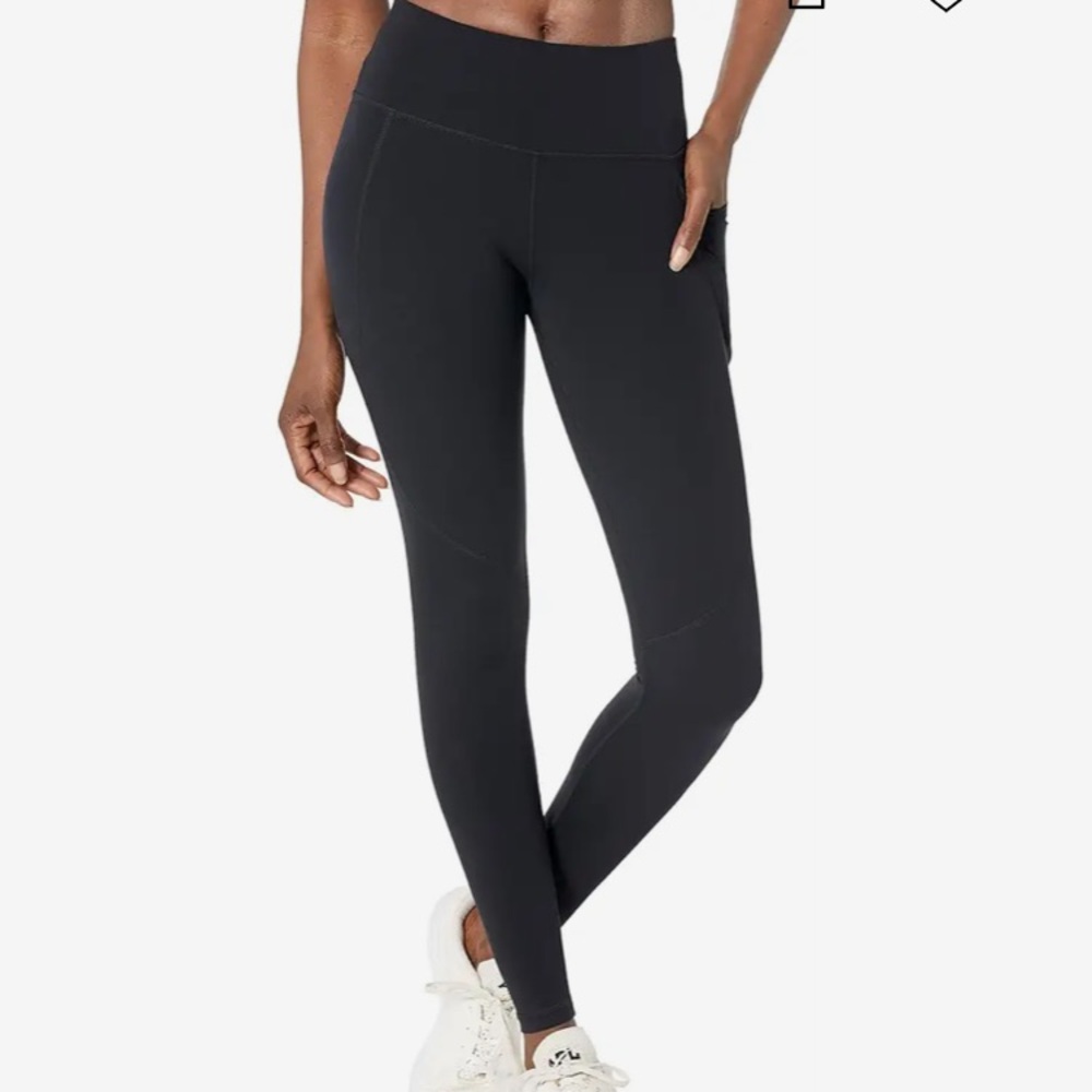 Sweaty Betty Black The Power Leggings | Full Length Mid Rise | Pocket | Size S